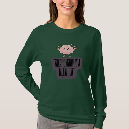 Grappige Brain Power Kleding voor Overdenkers  T-shirt (Voorkant)