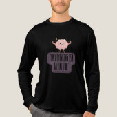 Grappige Brain Power Kleding voor Overdenkers  Tri-Blend Shirt (Voorkant volledig)