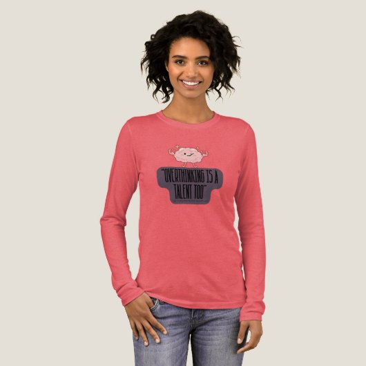 Grappige Brain Power Kleding voor Overdenkers  Tri-Blend Shirt (Voorkant)