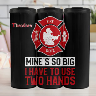 Grappige brandweer slang motto thermosbeker