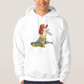 Grappige brandweerman met slang Emergency Responde Hoodie (Voorkant)