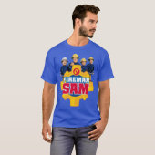 grappige brandweerman sam vrienden t-shirt (Voorkant volledig)