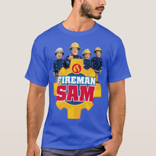 grappige brandweerman sam vrienden t-shirt (Voorkant)