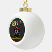 Grappige brandweerman voor brandweerman keramische bal ornament (Rechts)