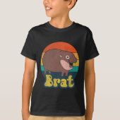 Grappige  Brat Ba T-shirt (Voorkant)