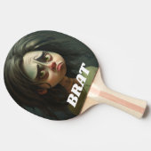 GRAPPIGE BRAT Ping Pong Bat Tafeltennisbatje (Zijkant)