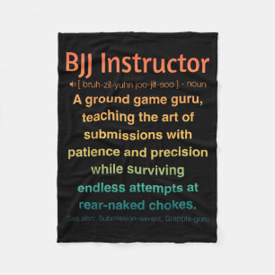 Grappige Braziliaans Jiu-Jitsu Fleece Deken