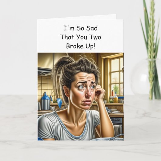 Grappige break-up ondersteuning kaart (Voorkant)