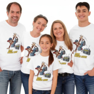 Grappige Breakdance Aap Hip-Hop Dans T-shirt