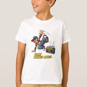 Grappige Breakdance Aap Hip-Hop Dans T-shirt