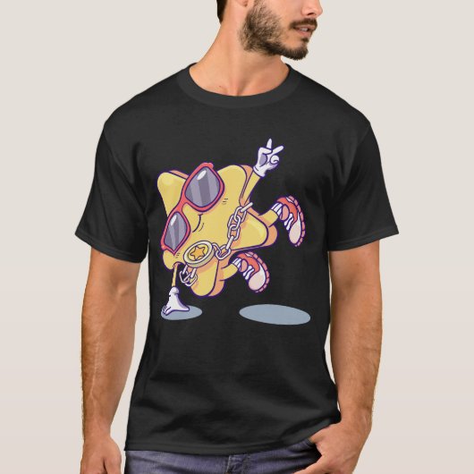 Grappige Breakdance Ster Straatdanser Breakdancing T-shirt (Voorkant)