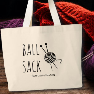 Grappige Brei Liefhebbers Bal Zak Grote Tote Bag