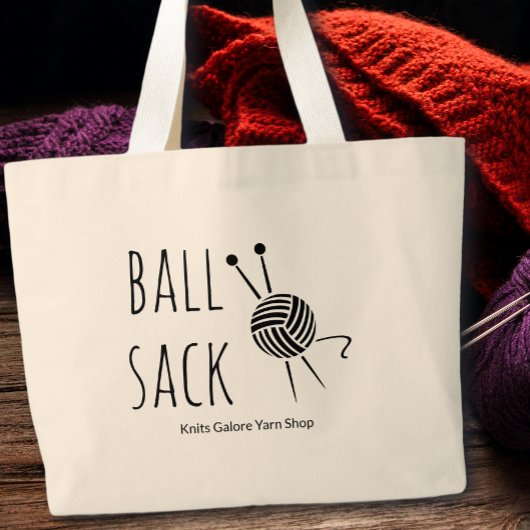Grappige Brei Liefhebbers Bal Zak Grote Tote Bag