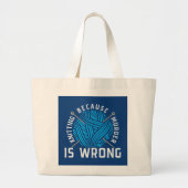 grappige breidemoordenkunst grote tote bag (Voorkant)