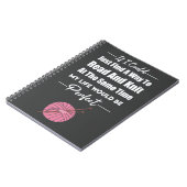 Grappige Breien Geschenken Crafter Garen Breister Notitieboek (Linkerzijde)