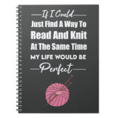 Grappige Breien Geschenken Crafter Garen Breister  Notitieboek (Voorkant)