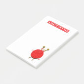 Grappige Breiende Breister Post-it® Notes (Schuin)