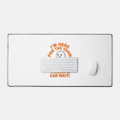 Grappige Breiende Geest Vintage Gravure Ontwerp_1 Bureaumat (Keyboard & Muis)