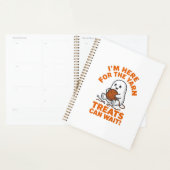 Grappige Breiende Geest Vintage Gravure Ontwerp_1 Planner (Display)