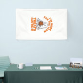 Grappige Breiende Geest Vintage Gravure Ontwerp_1 Spandoek (Beurs)