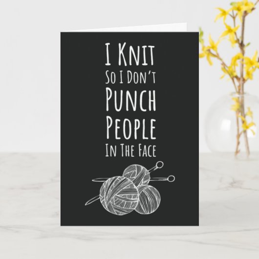 Grappige Breikaarten Humor Breister Kaart (Gele Bloem)