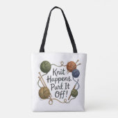 Grappige Breitas & Projecttas Tote Bag (Achterkant)