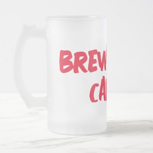 Grappige Brewchacho Matglas Bierpul (Links)