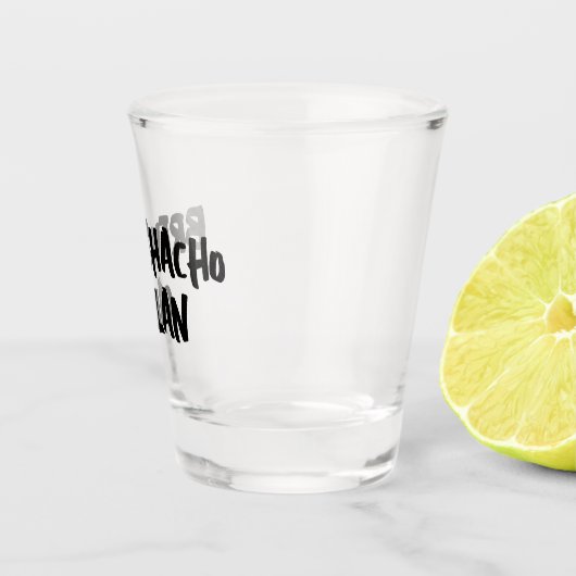 Grappige Brewchacho Shot Glas (Rechts)