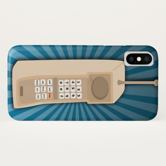 Grappige Brick Cell Phone Case-Mate iPhone Case (Achterkant (horizontaal))