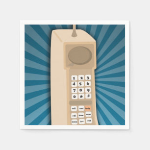 Grappige Brick Cell Phone Servet