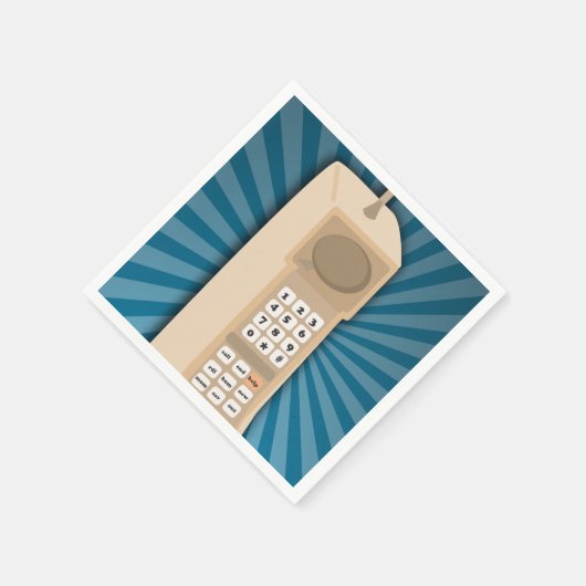 Grappige Brick Cell Phone Servet (Hoek)