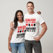 Grappige Bridge Player Club verpletterd spel van b T-shirt (Unisex)