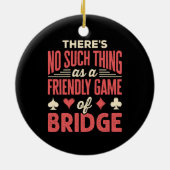 Grappige bridgespeler, niet zoiets als vriendelijk keramisch ornament (Achterkant)