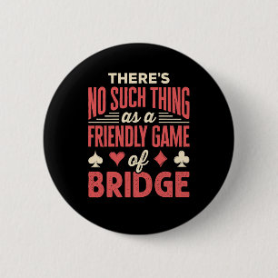 Grappige bridgespeler, niet zoiets als vriendelijk ronde button 5,7 cm