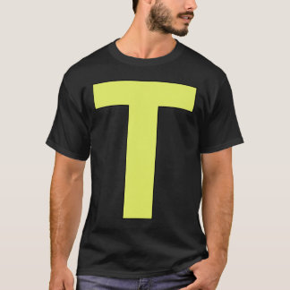 Grappige brief aan groen Halloween kostuum T-shirt