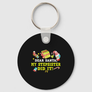 Grappige brief aan Sinterklaas mijn stiefzus deed  Sleutelhanger