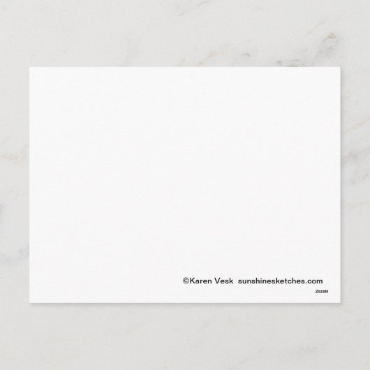 Grappige briefkaart van Kerstmis van de kat het (Achterkant)