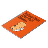 Grappige briljante ideeën die ik had tijdens het p notitieboek (Linkerzijde)