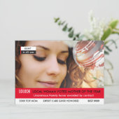 Grappige Britse Moederdag 🎉 Fake TV Nieuws Kaart (Staand voorkant)