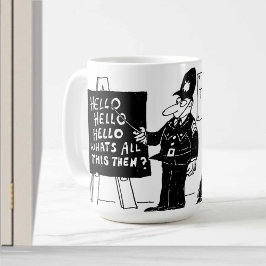 Grappige Britse Politie Opleidingsschool Koffiemok
