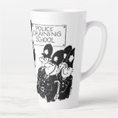 Grappige Britse Politie Opleidingsschool Latte Mok (Rechts)