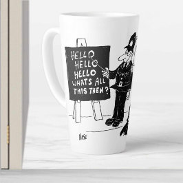 Grappige Britse Politie Opleidingsschool Latte Mok
