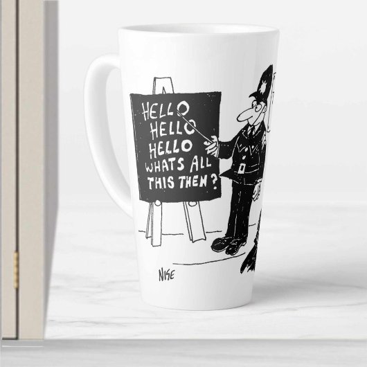 Grappige Britse Politie Opleidingsschool Latte Mok