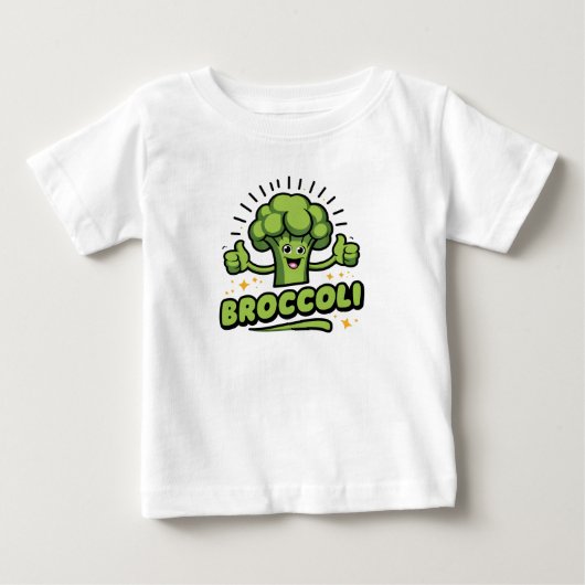 Grappige Broccoli Baby Boy (Voorkant)