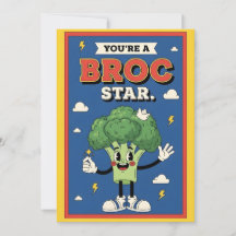 grappige broccoli grap Je bent een Broc Ster eten