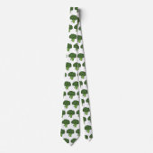 Grappige Broccoli Groente Grapjes Cadeau Halsband Stropdas (Voorkant)