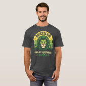 Grappige Broccolion Lion Broccoli Hybride Retro T-shirt (Voorkant volledig)