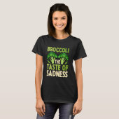 Grappige Brocolli Hater Groenten T-shirt (Voorkant volledig)