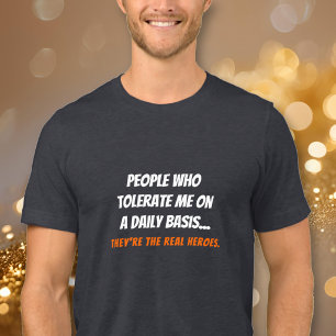 Grappige Broer Zus Echt Helden Mensen Die Mij Tole Tri-Blend Shirt