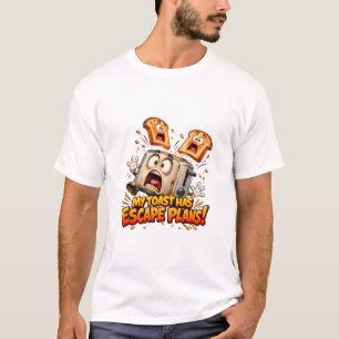 Grappige Broodrooster – Mijn Toast Heeft Ontsnappi T-shirt